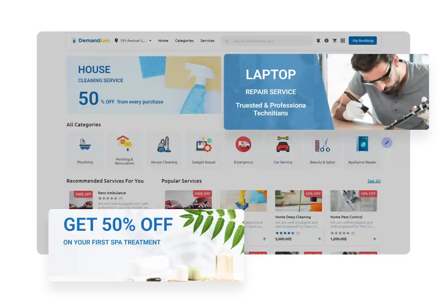 Flutter Web App Campaign Banners Feature
