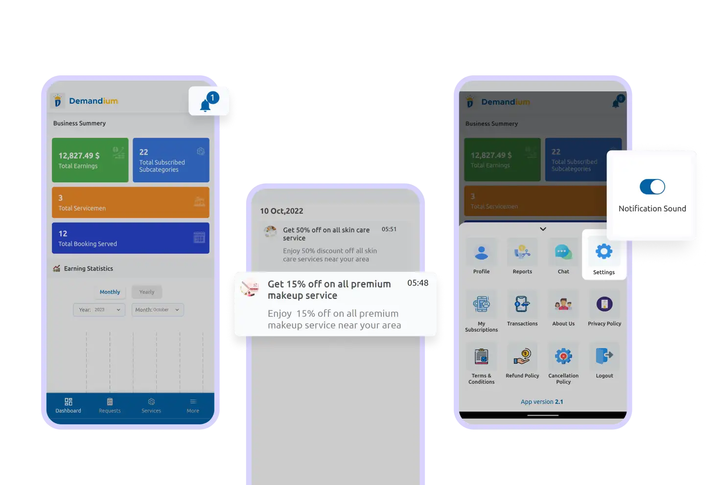 Provider App App Notifications Feature