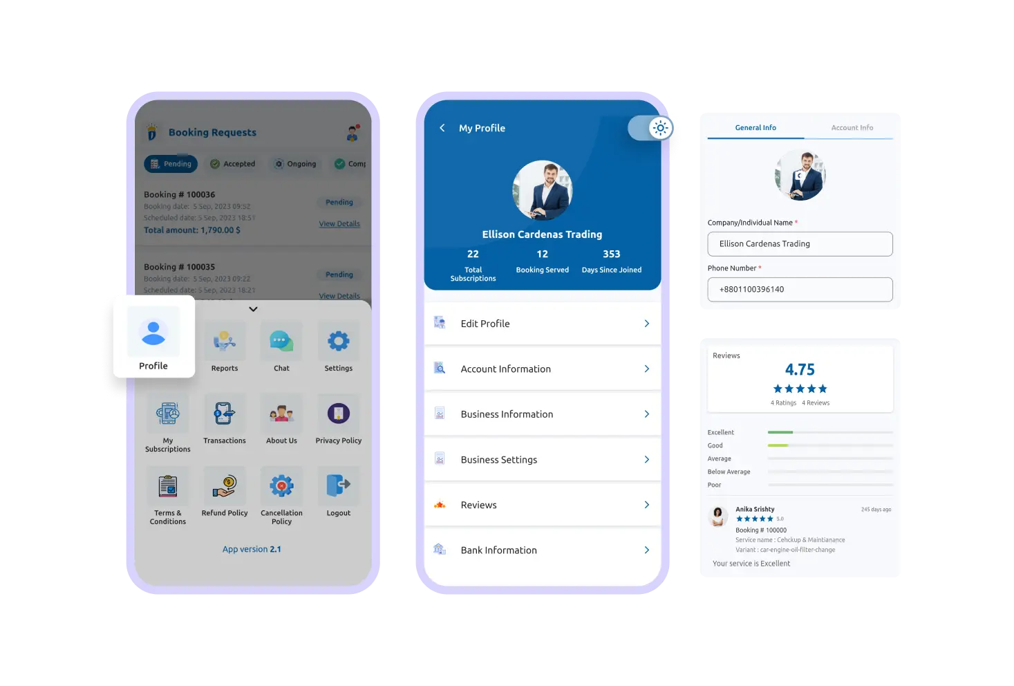 Provider App Provider Profile Feature