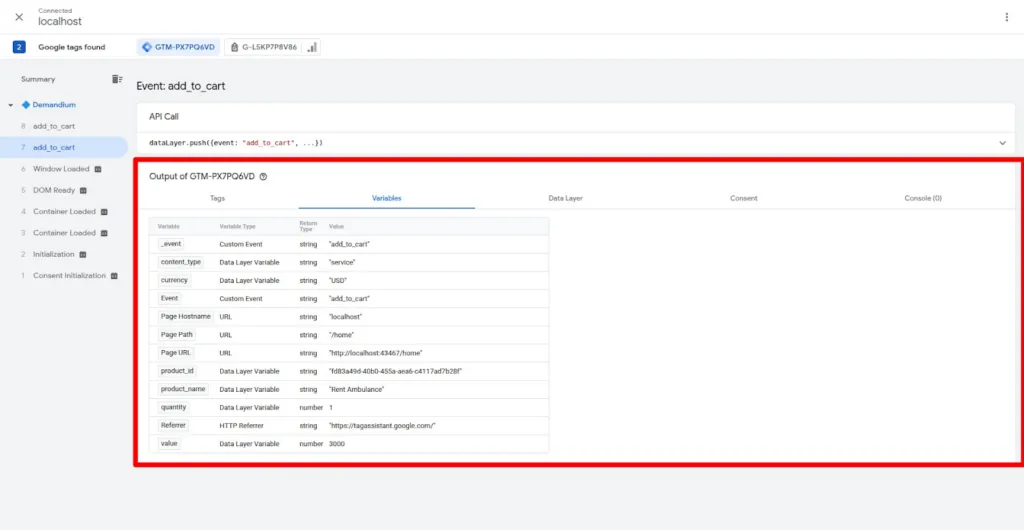 Verify Variables and Data Layer