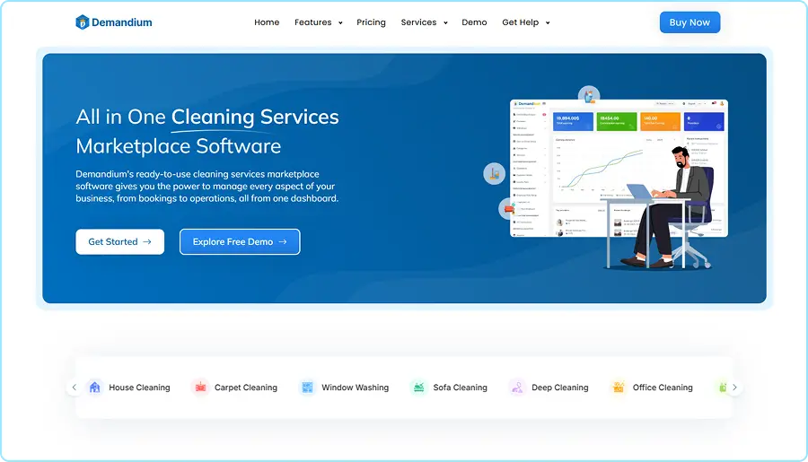 Demandium All In One Cleaning Service
