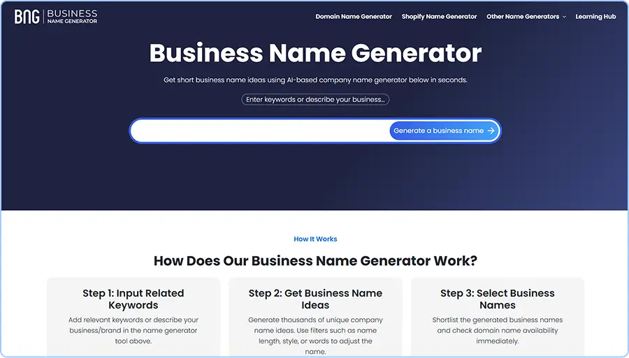 Business Name Generator